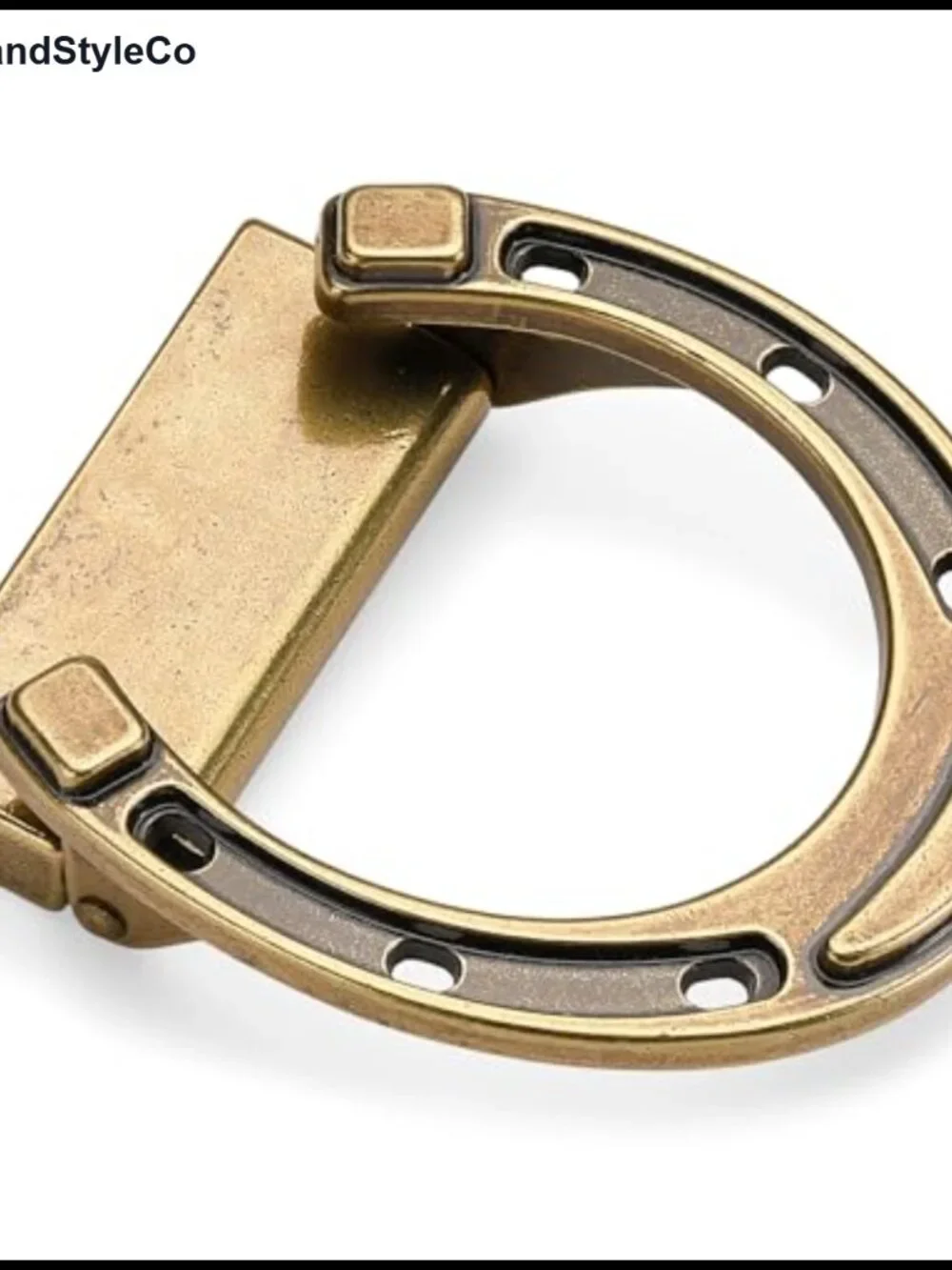 Vintage Horseshoe Belt Buckle Western Cowboy Zinc Alloy Unisex